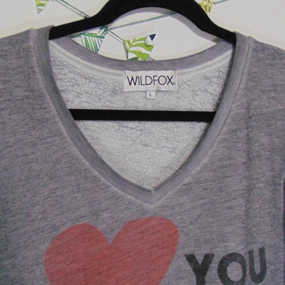 Wildfox I love You More Than Pizza Sweatshirt - Picture 3 of 5